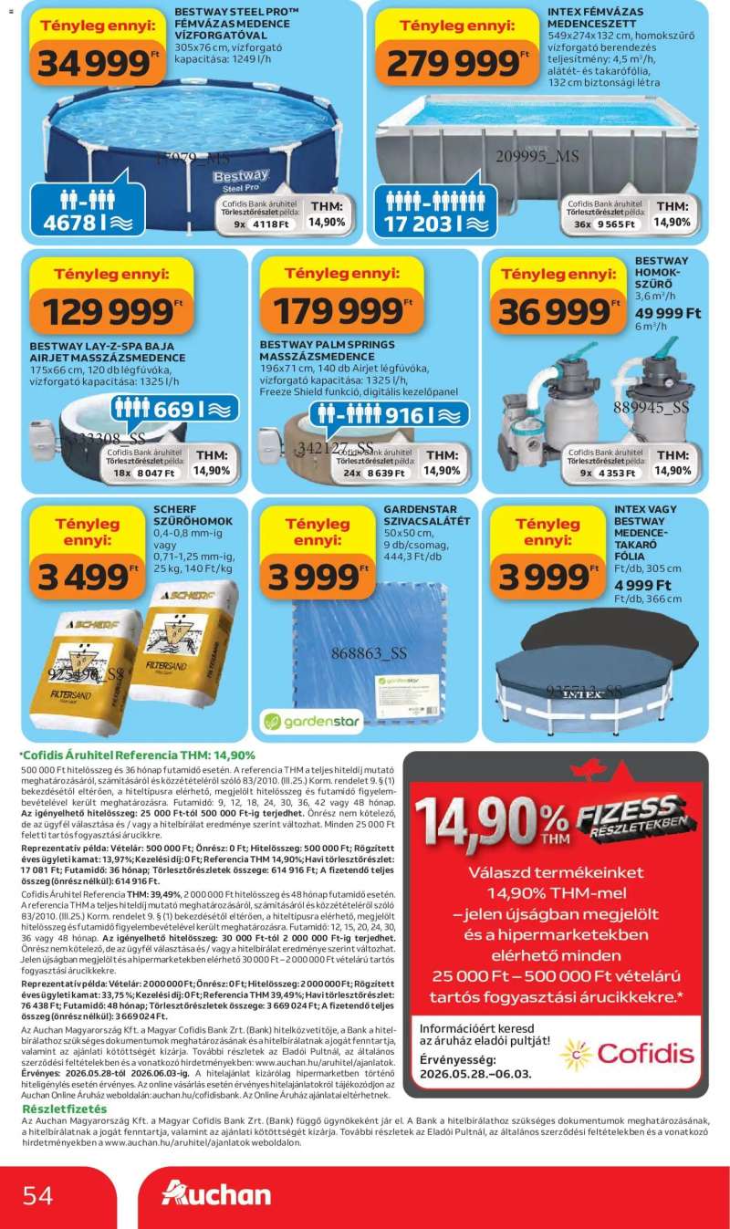 Auchan Auchan akciós újság 54 oldal