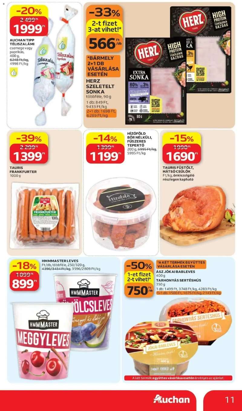 Auchan Auchan akciós újság Budapest 11 oldal