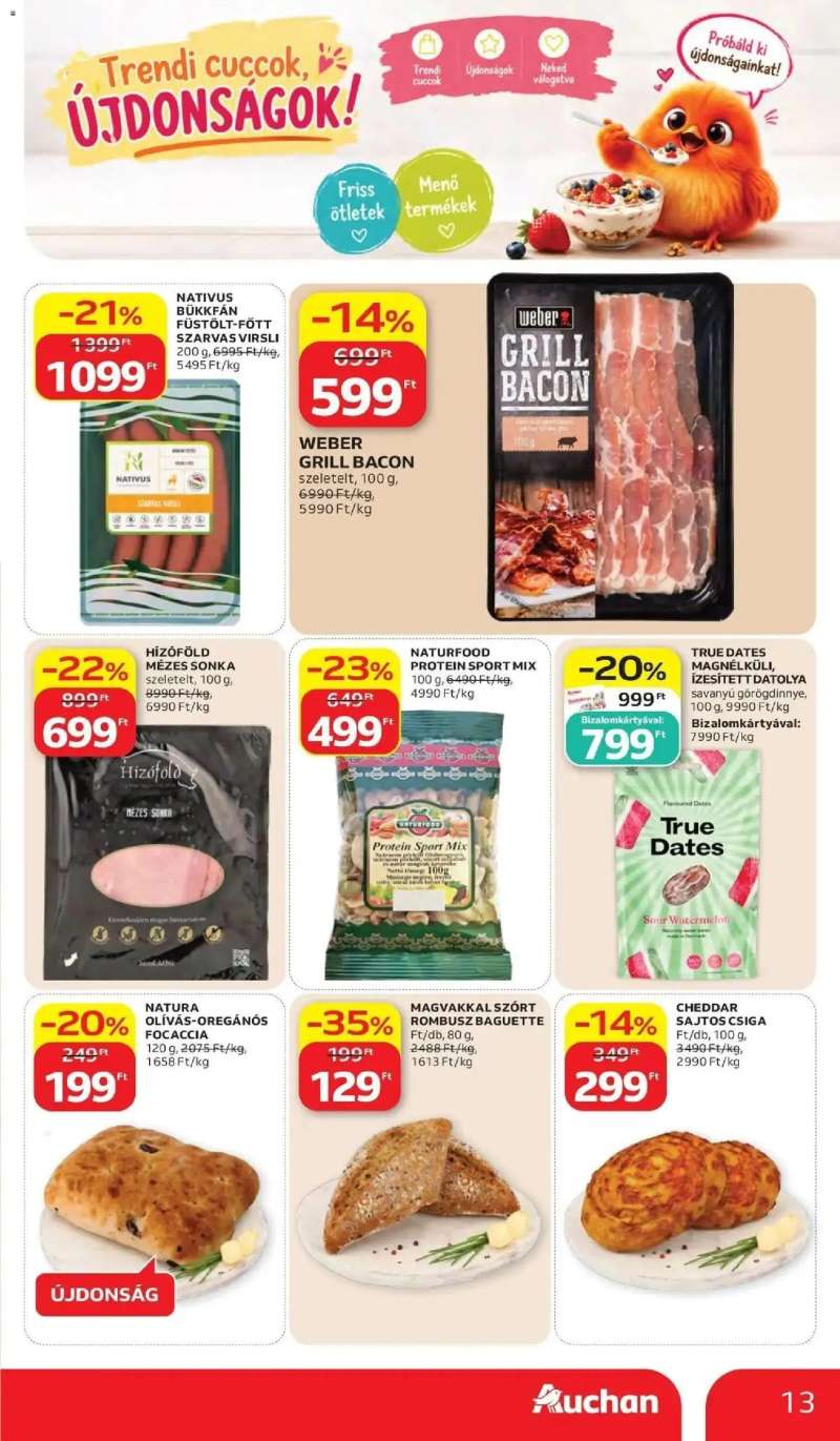 Auchan Auchan akciós újság Budapest 13 oldal