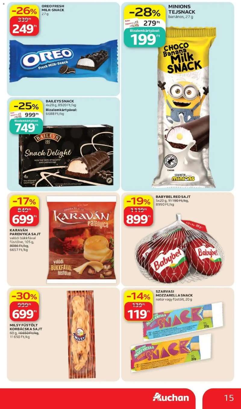 Auchan Auchan akciós újság Budapest 15 oldal
