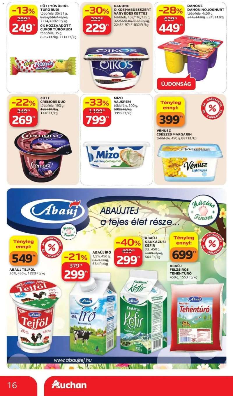 Auchan Auchan akciós újság Budapest 16 oldal