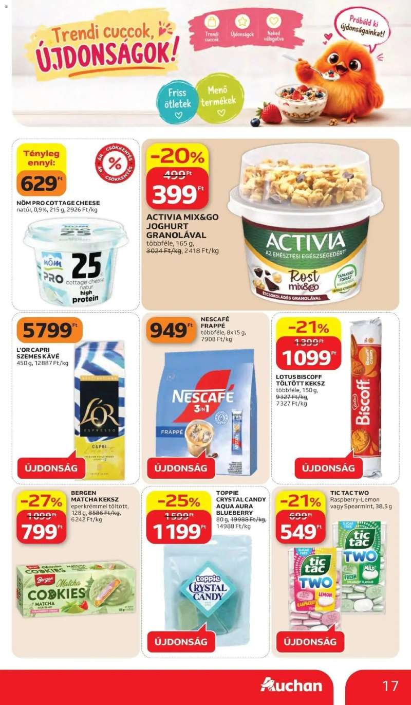 Auchan Auchan akciós újság Budapest 17 oldal