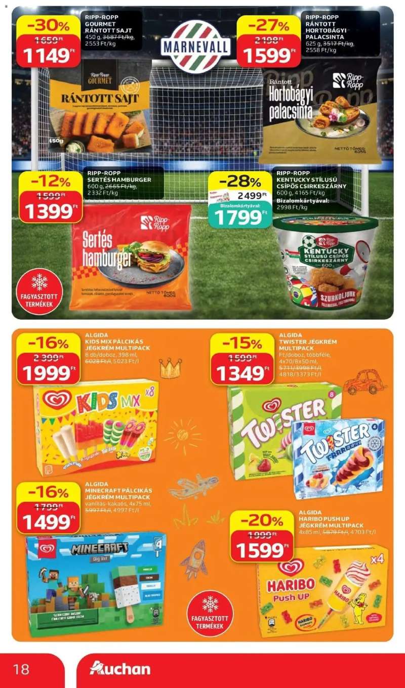 Auchan Auchan akciós újság Budapest 18 oldal