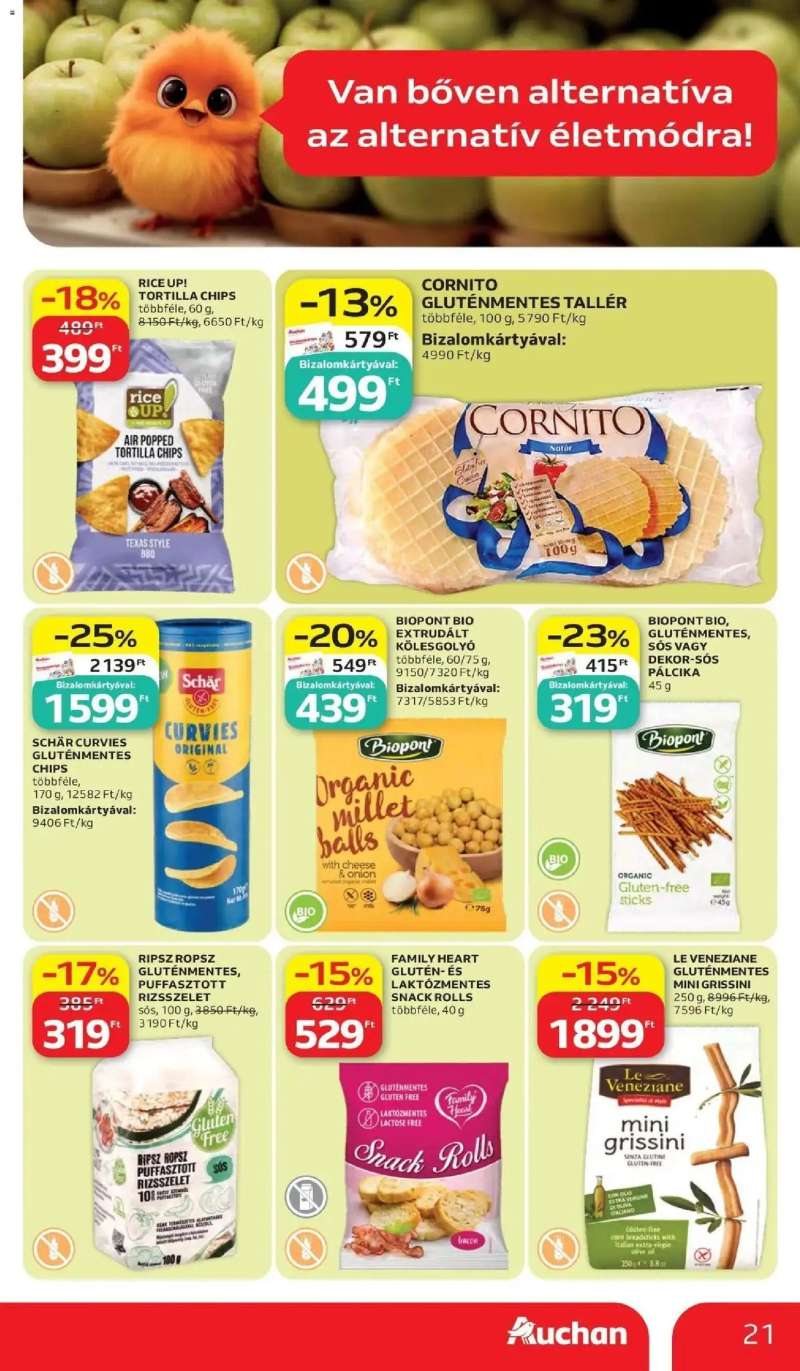 Auchan Auchan akciós újság Budapest 21 oldal