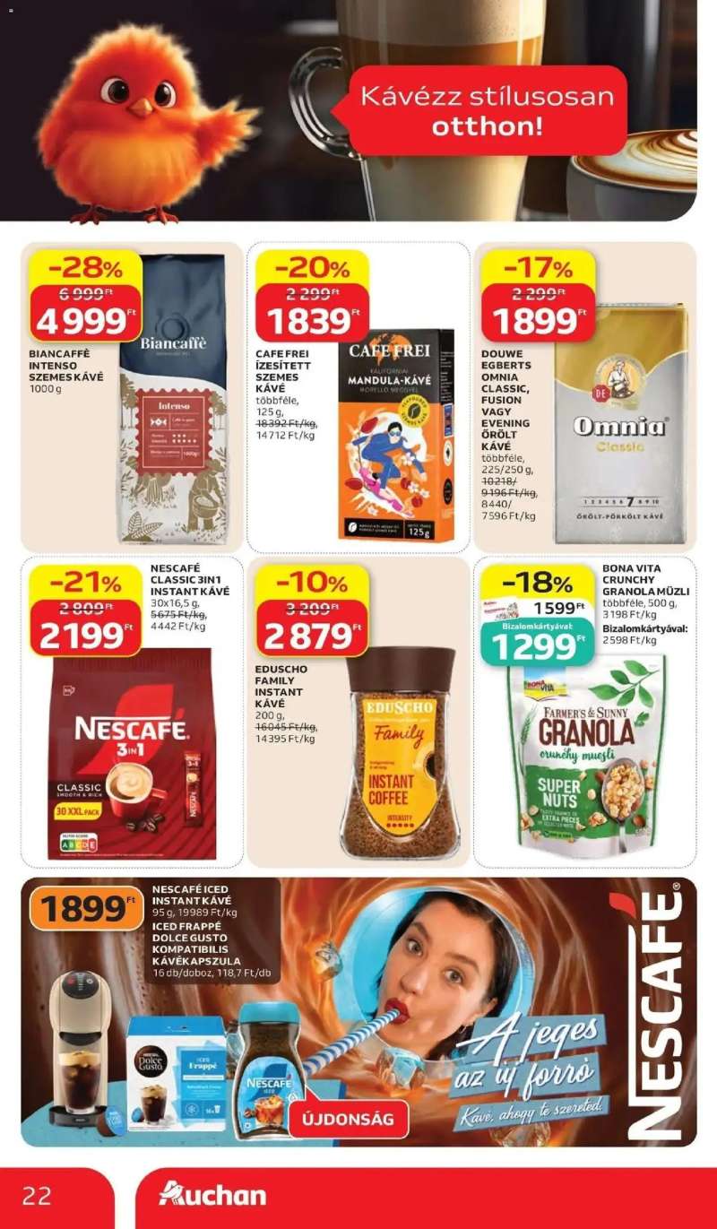 Auchan Auchan akciós újság Budapest 22 oldal