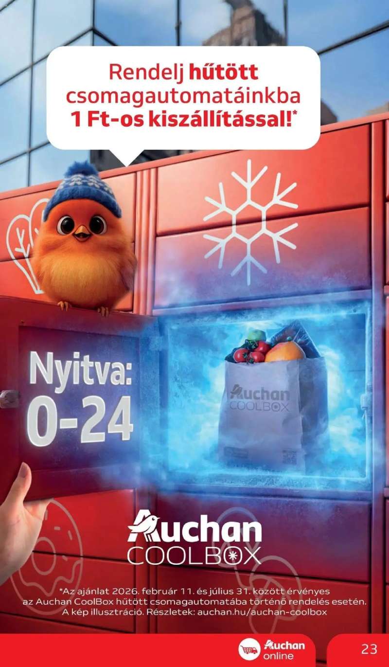 Auchan Auchan akciós újság Budapest 23 oldal