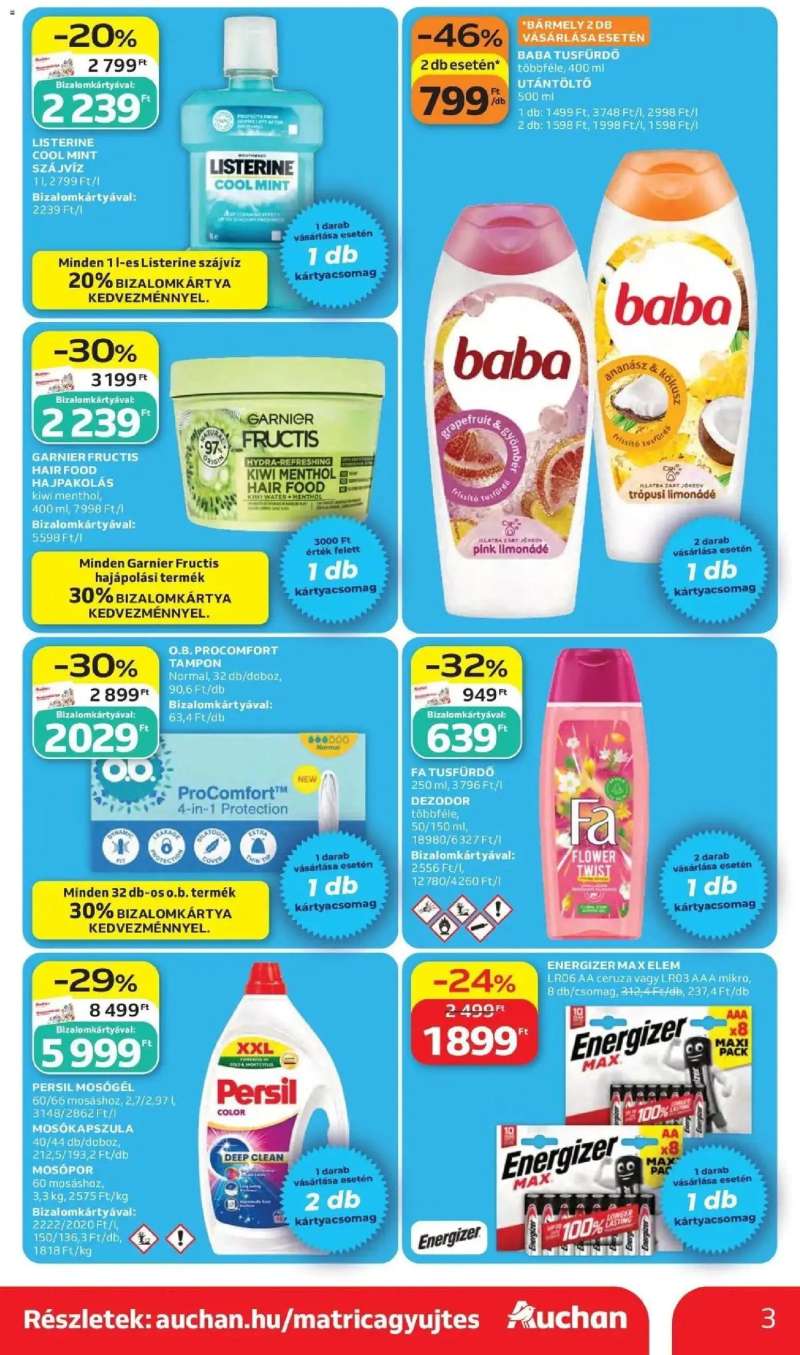 Auchan Auchan akciós újság Budapest 3 oldal