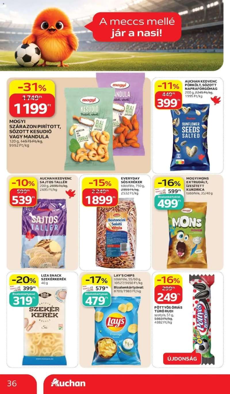 Auchan Auchan akciós újság Budapest 36 oldal