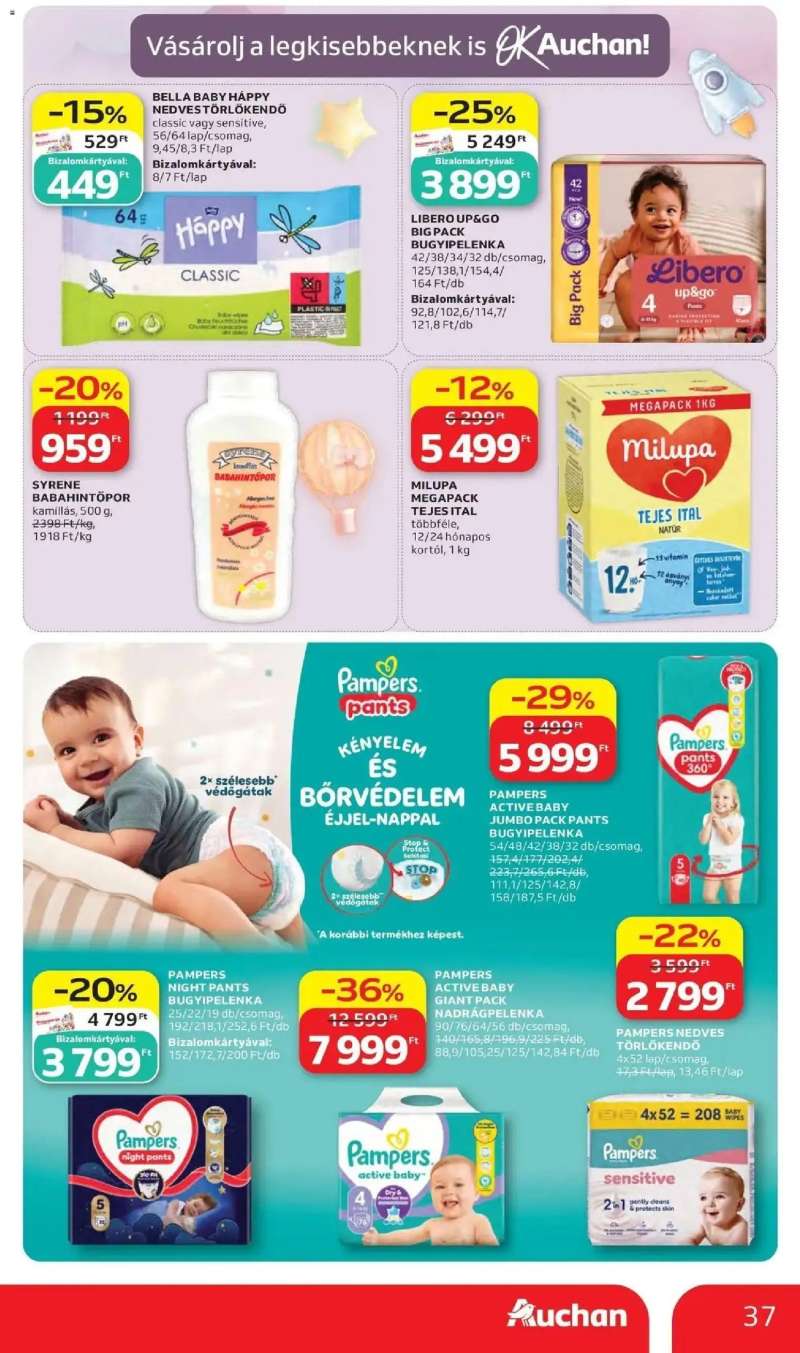 Auchan Auchan akciós újság Budapest 37 oldal