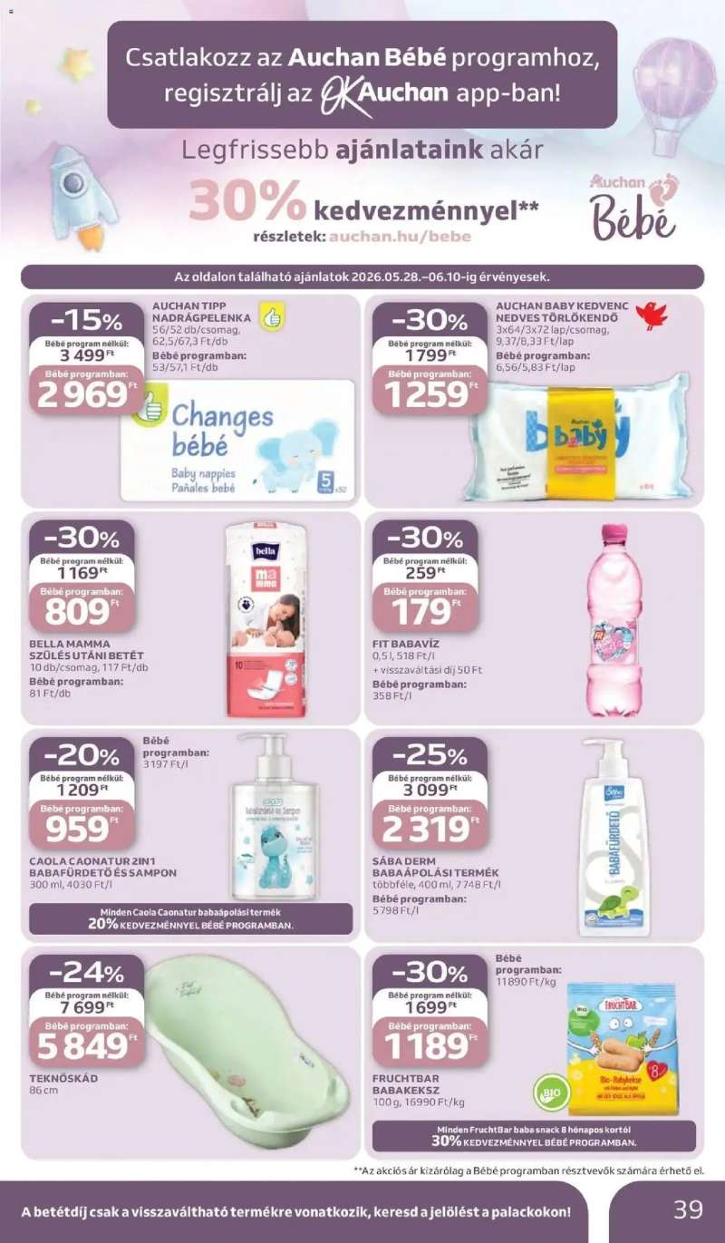 Auchan Auchan akciós újság Budapest 39 oldal