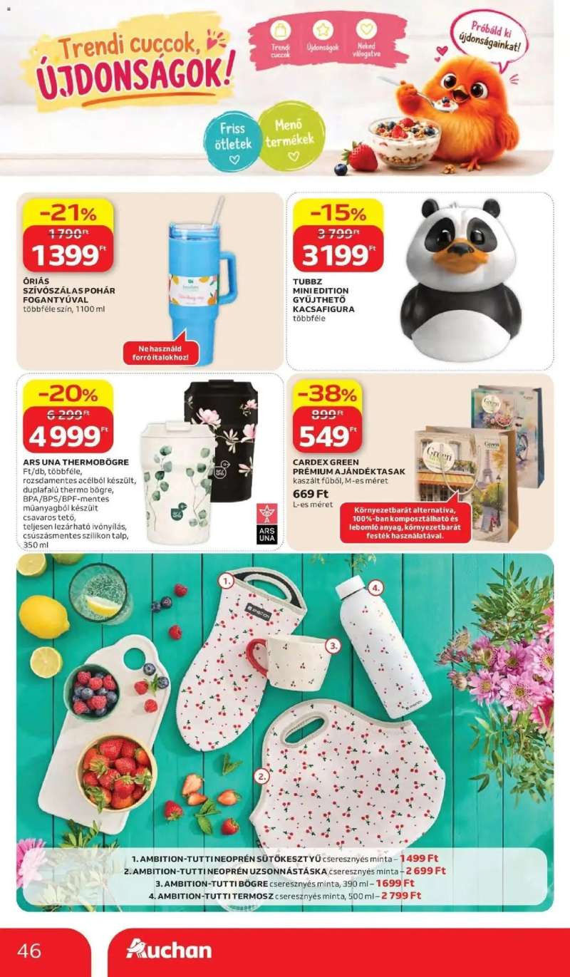 Auchan Auchan akciós újság Budapest 46 oldal