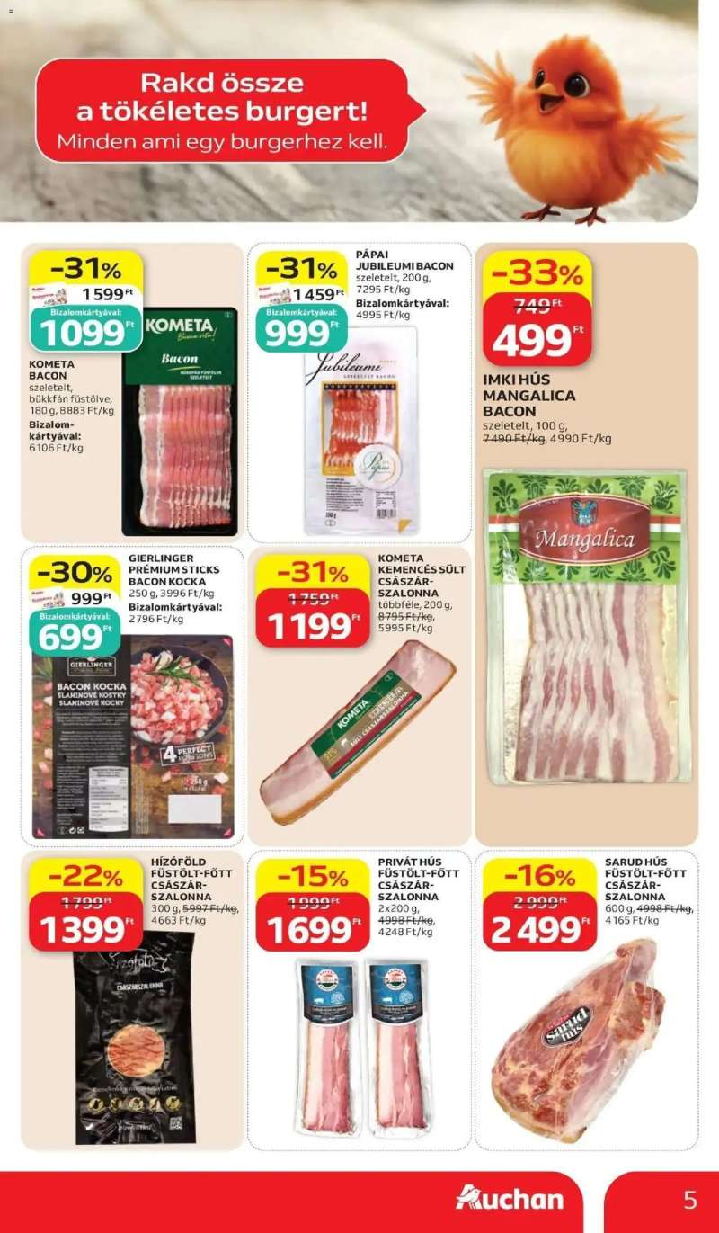 Auchan Auchan akciós újság Budapest 5 oldal