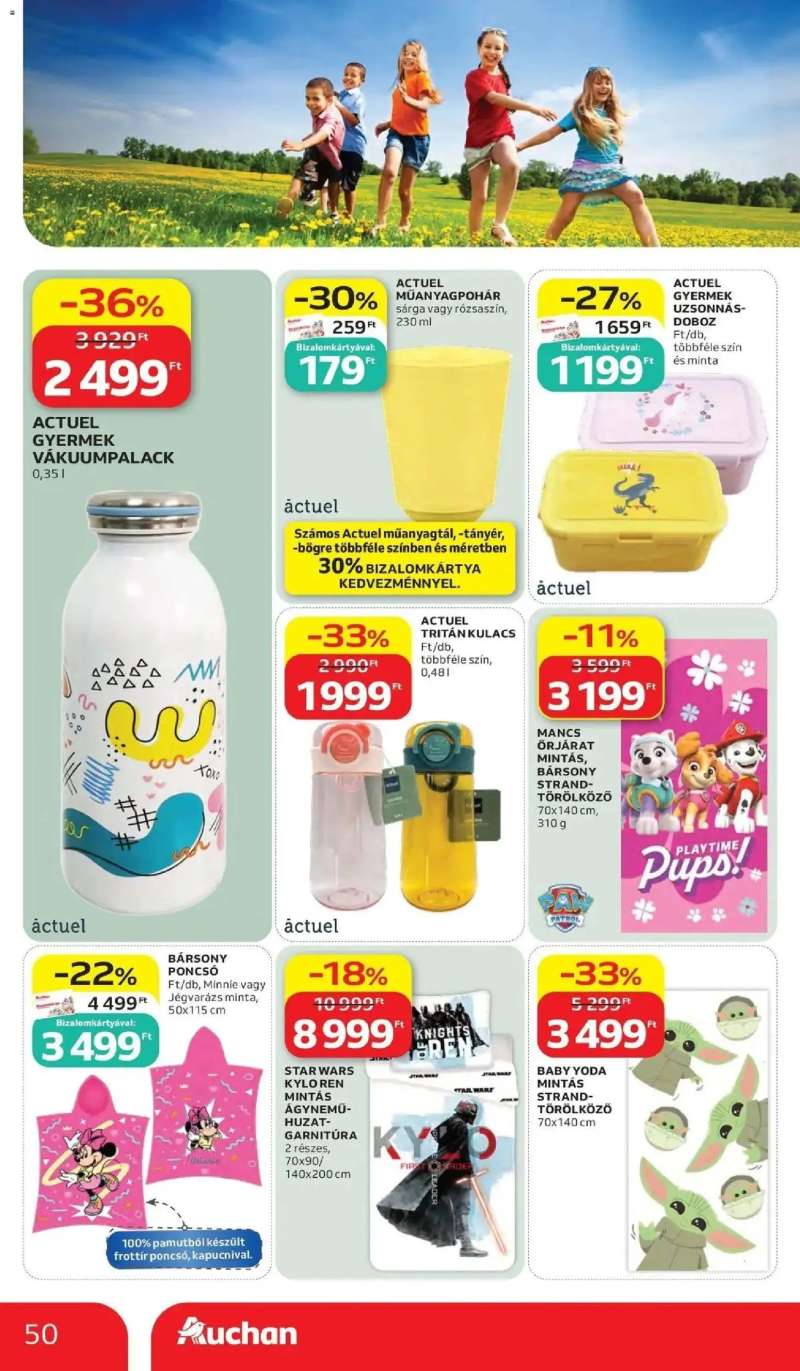 Auchan Auchan akciós újság Budapest 50 oldal