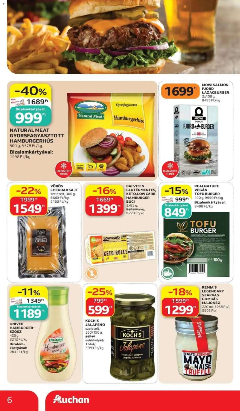 Auchan Auchan akciós újság Budapest 6 oldal