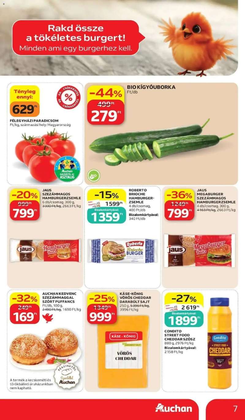 Auchan Auchan akciós újság Budapest 7 oldal