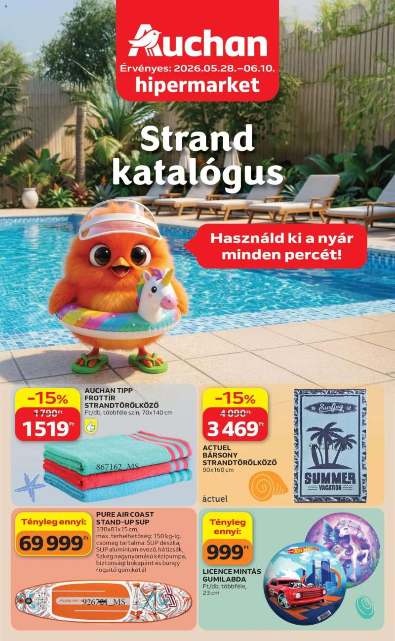 Auchan Auchan Strand Katalógus 1 oldal