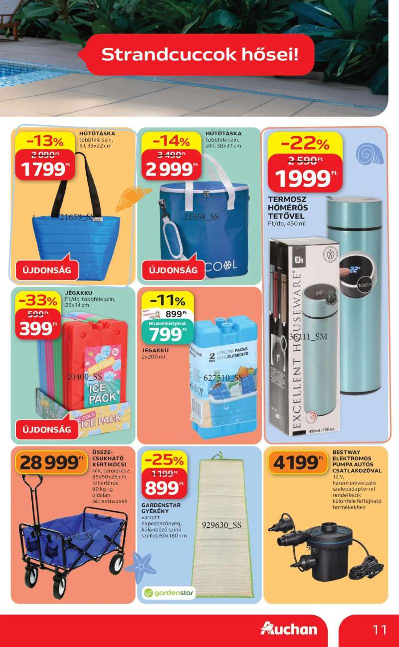 Auchan Auchan Strand Katalógus 11 oldal