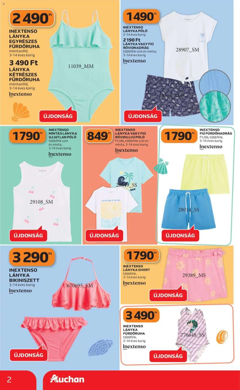 Auchan Auchan Strand Katalógus 2 oldal
