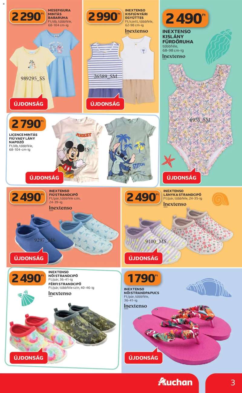 Auchan Auchan Strand Katalógus 3 oldal