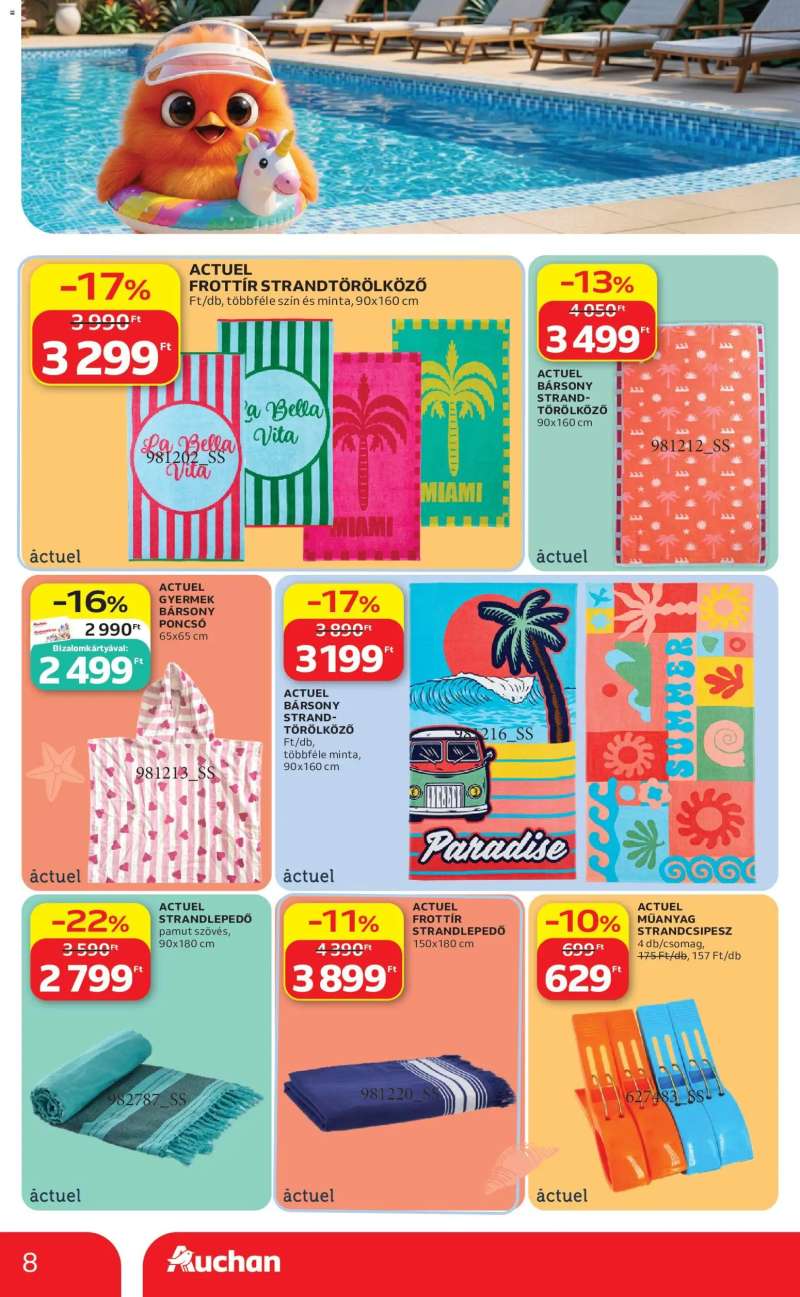 Auchan Auchan Strand Katalógus 8 oldal