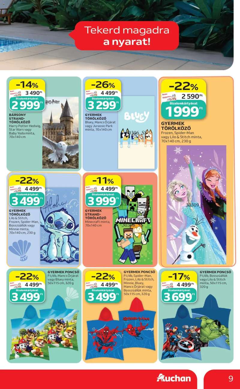 Auchan Auchan Strand Katalógus 9 oldal