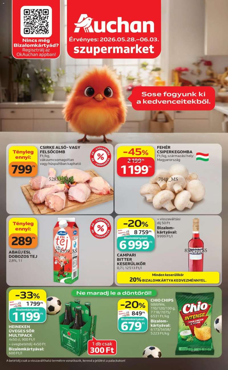 Auchan Auchan Szupermarket akciós újság 1 oldal