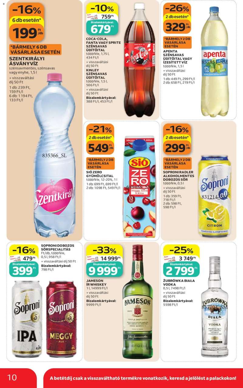 Auchan Auchan Szupermarket akciós újság 10 oldal