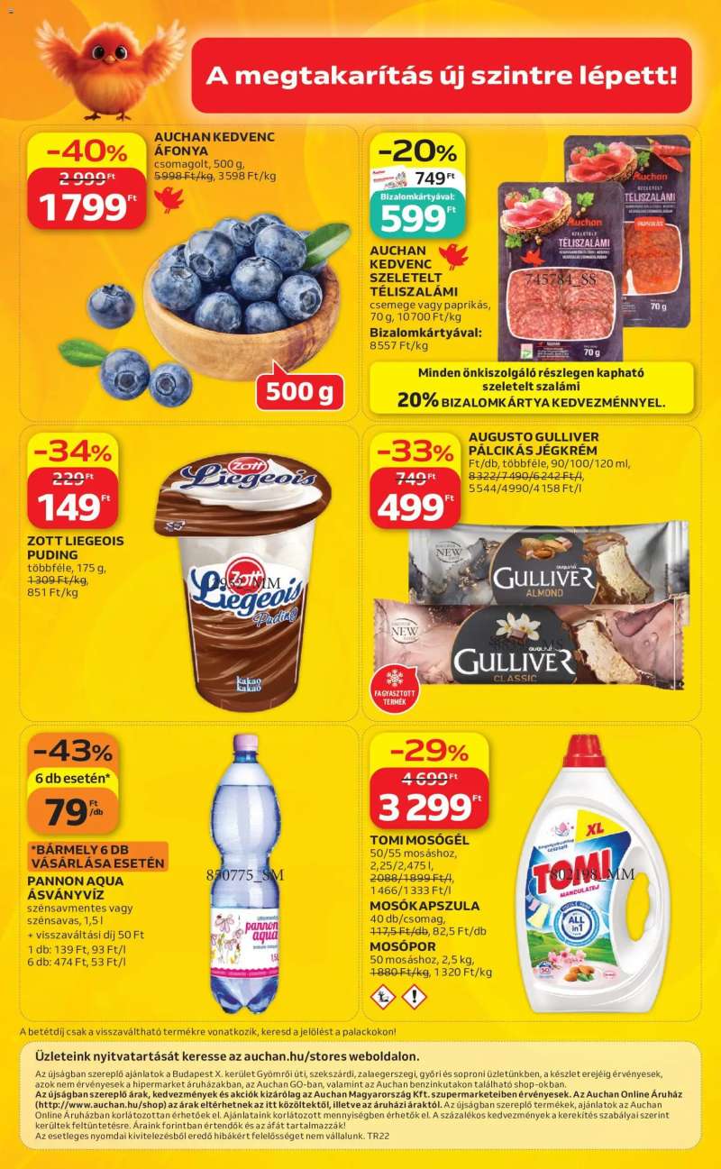 Auchan Auchan Szupermarket akciós újság 12 oldal