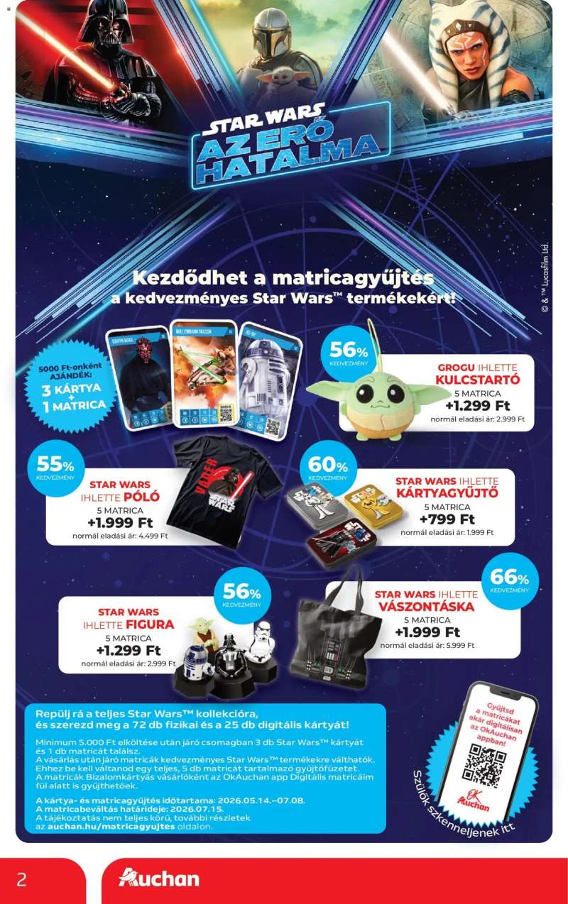 Auchan Auchan Szupermarket akciós újság 2 oldal