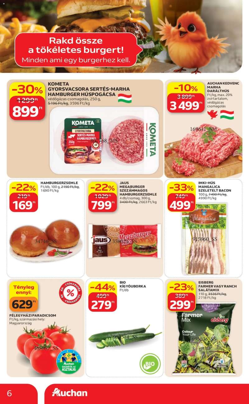 Auchan Auchan Szupermarket akciós újság 6 oldal