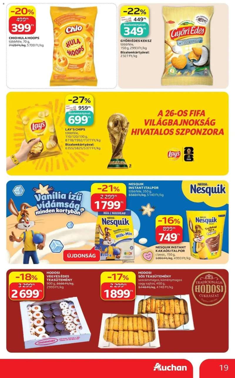Auchan Auchan akciós újság Fót 19 oldal