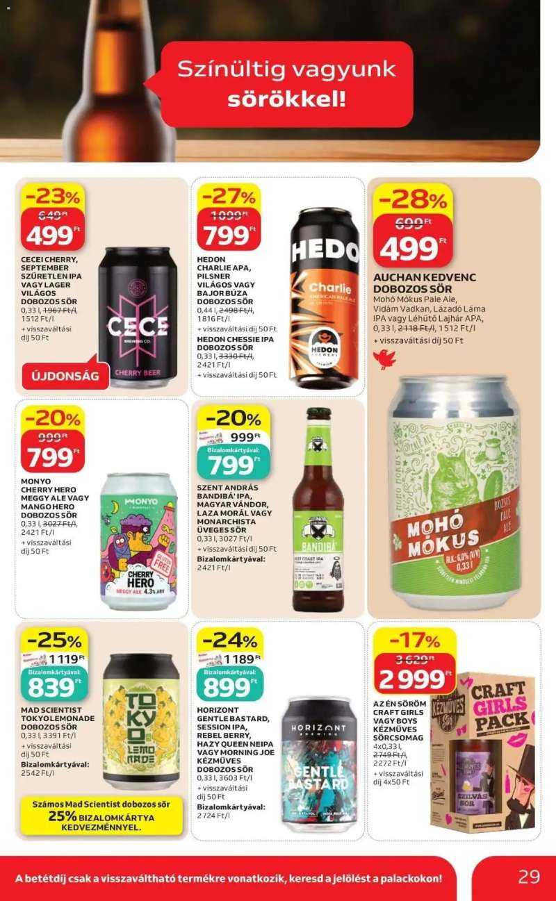 Auchan Auchan akciós újság Fót 29 oldal
