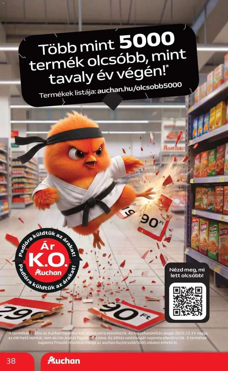 Auchan Auchan akciós újság Fót 38 oldal