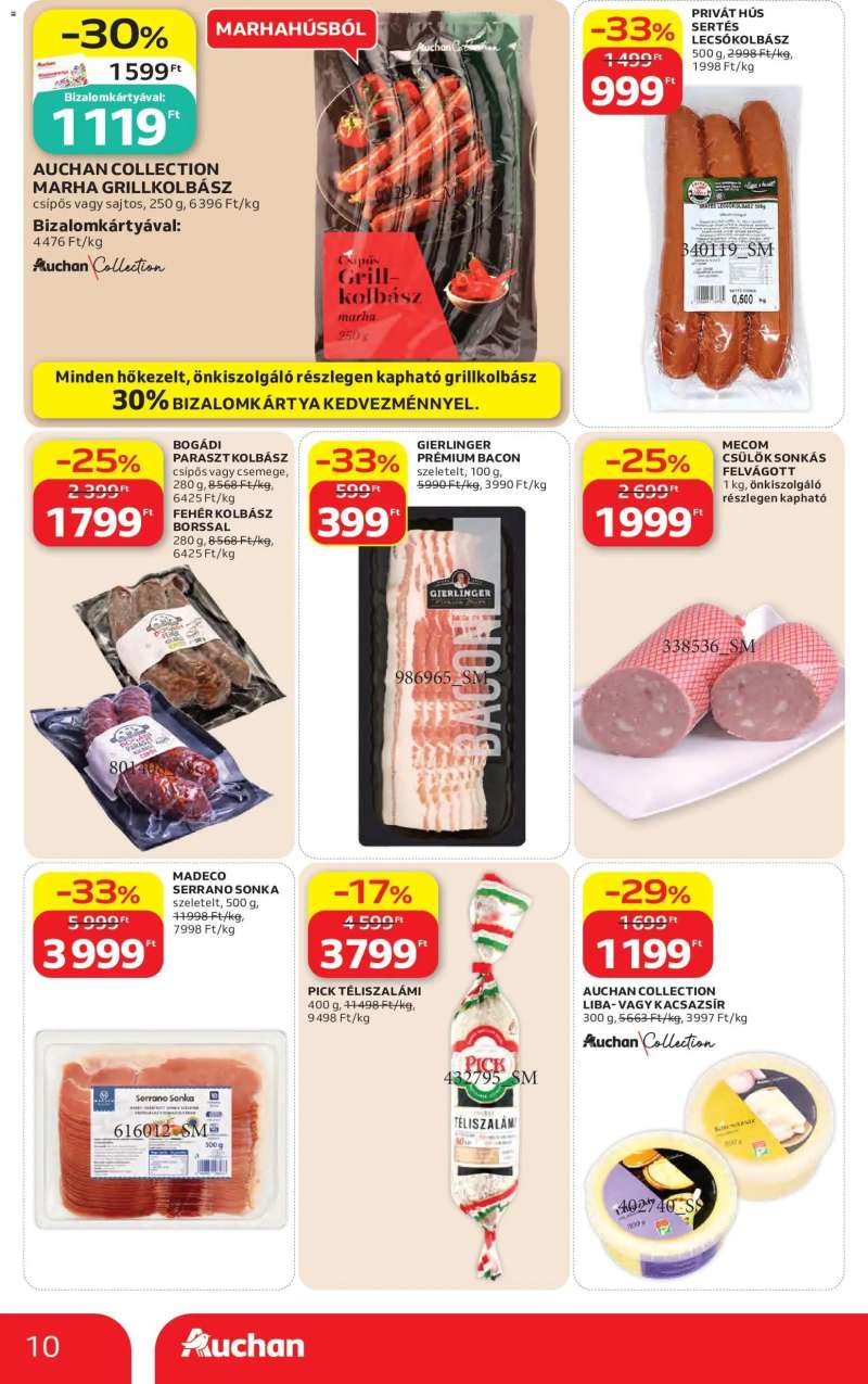Auchan Auchan akciós újság 10 oldal