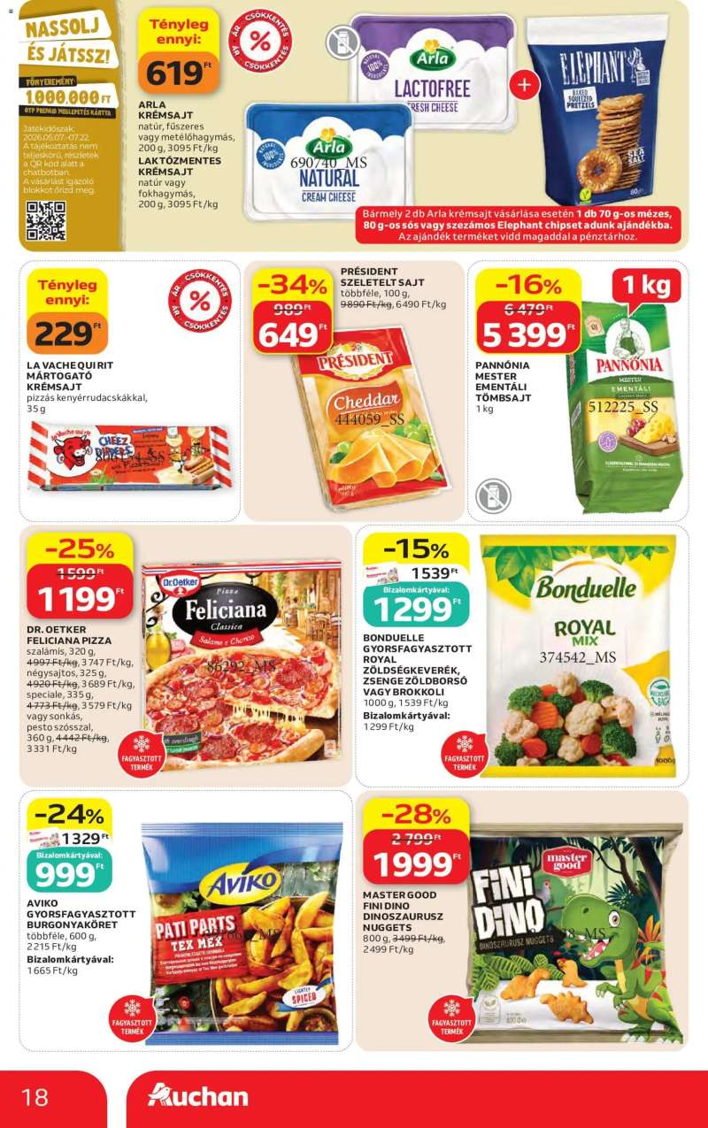 Auchan Auchan akciós újság 18 oldal