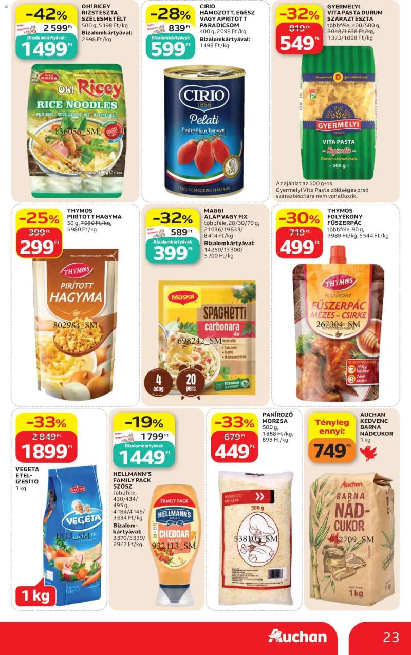 Auchan Auchan akciós újság 23 oldal