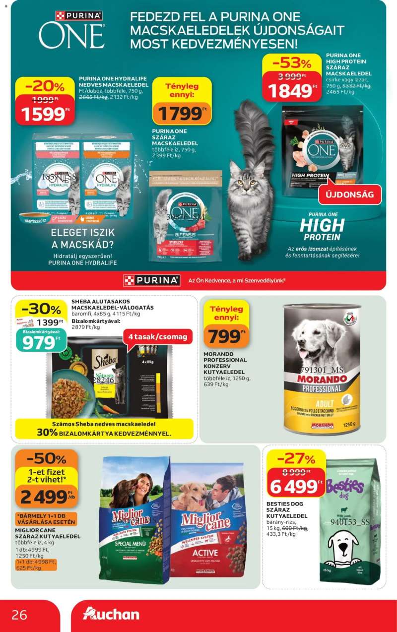 Auchan Auchan akciós újság 26 oldal