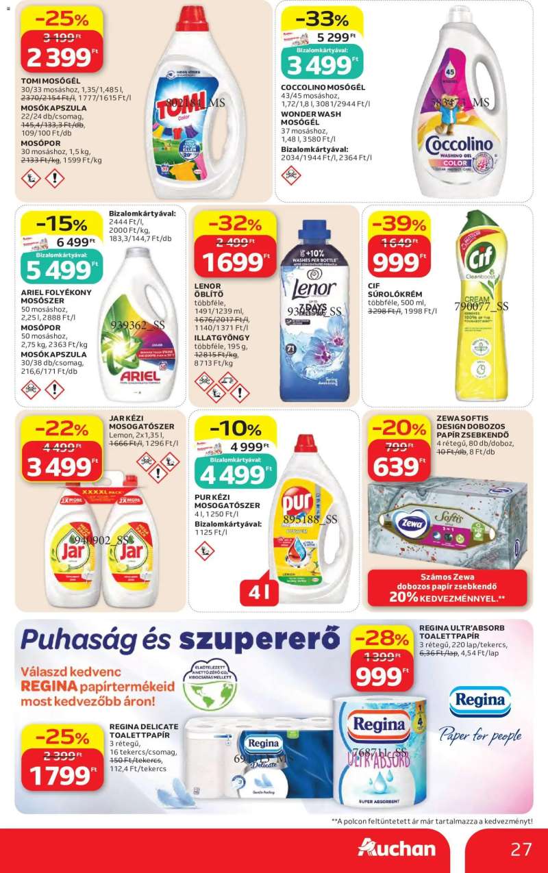 Auchan Auchan akciós újság 27 oldal