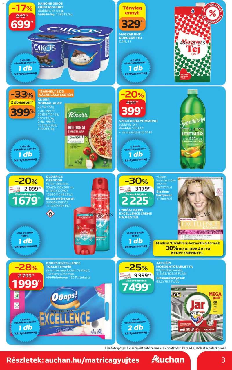 Auchan Auchan akciós újság 3 oldal