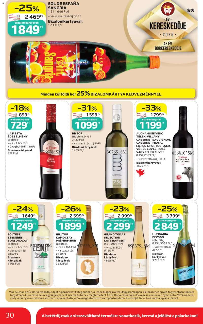 Auchan Auchan akciós újság 30 oldal