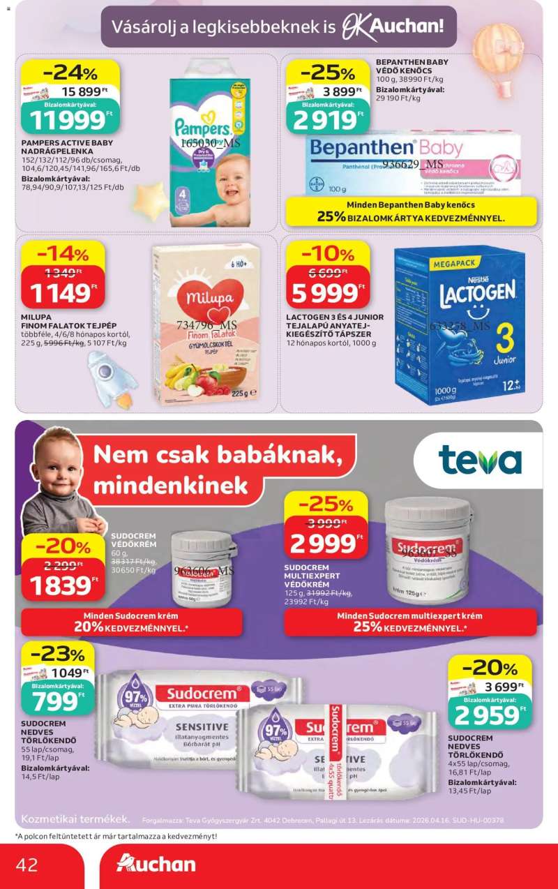 Auchan Auchan akciós újság 42 oldal
