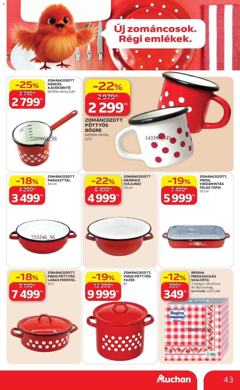 Auchan Auchan akciós újság 43 oldal