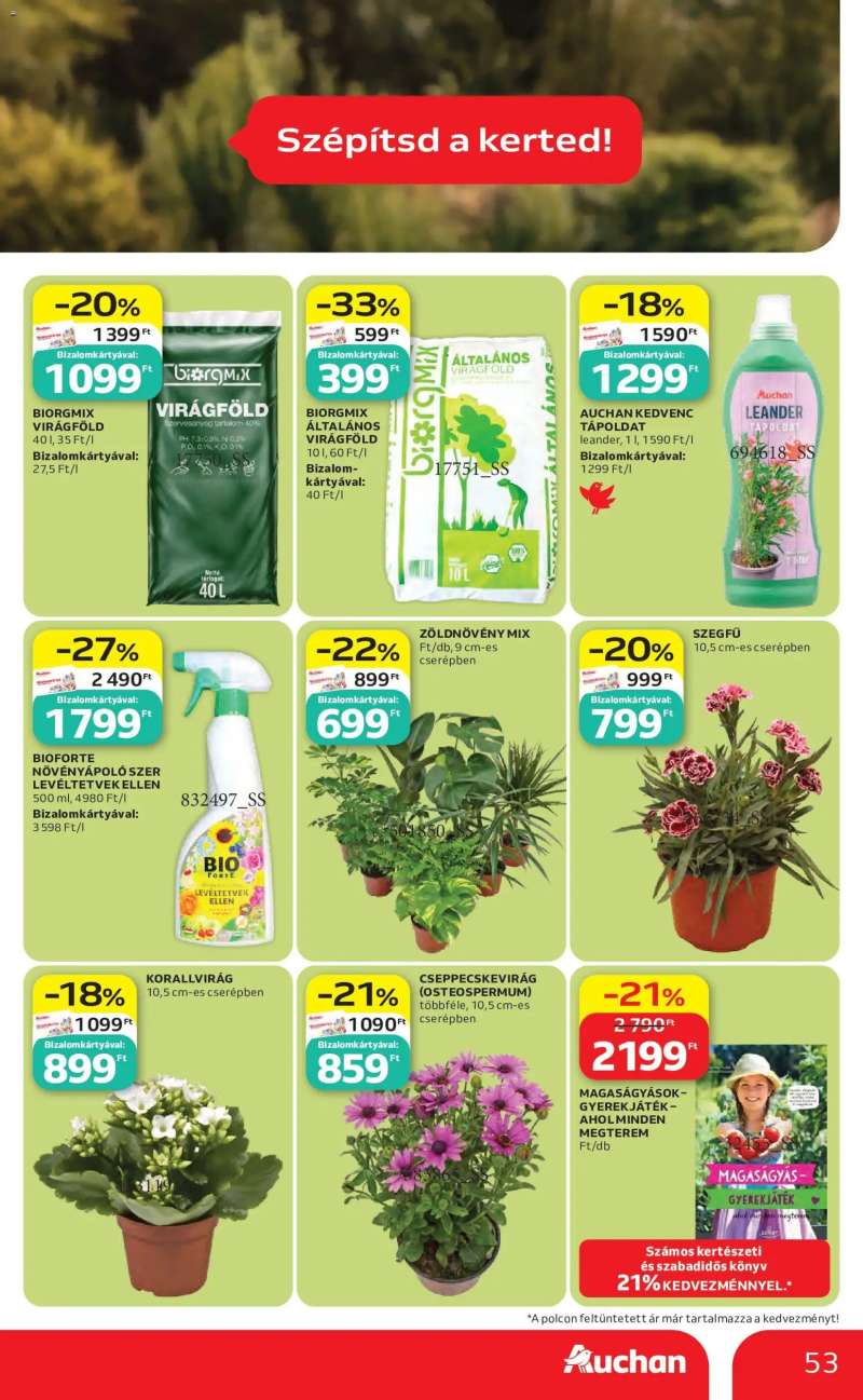 Auchan Auchan akciós újság 54 oldal