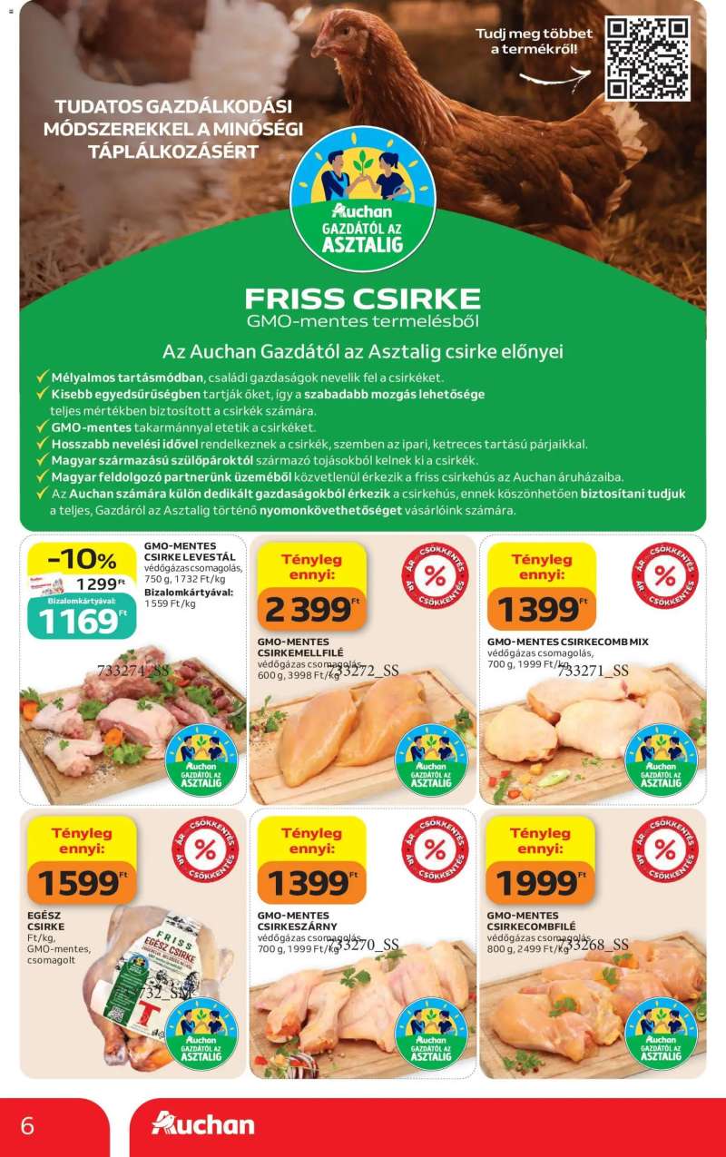 Auchan Auchan akciós újság 6 oldal