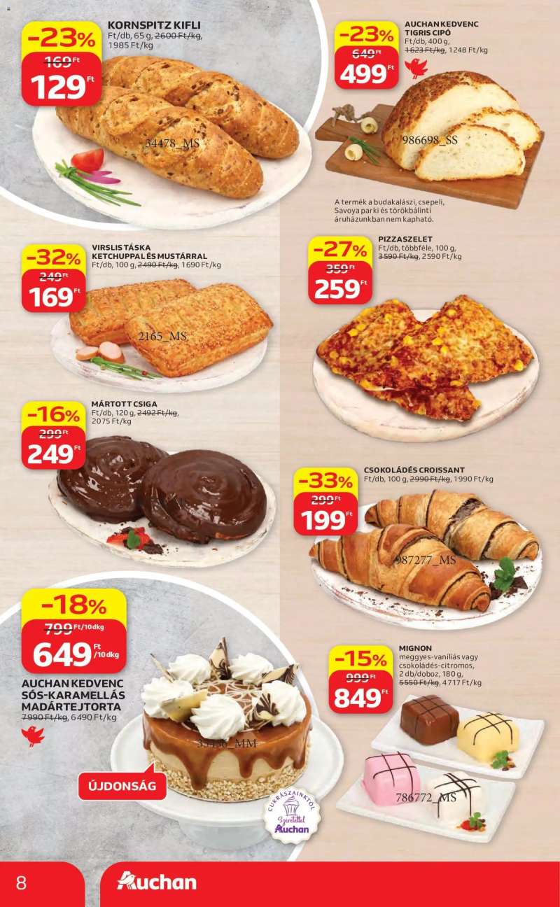 Auchan Auchan akciós újság 8 oldal