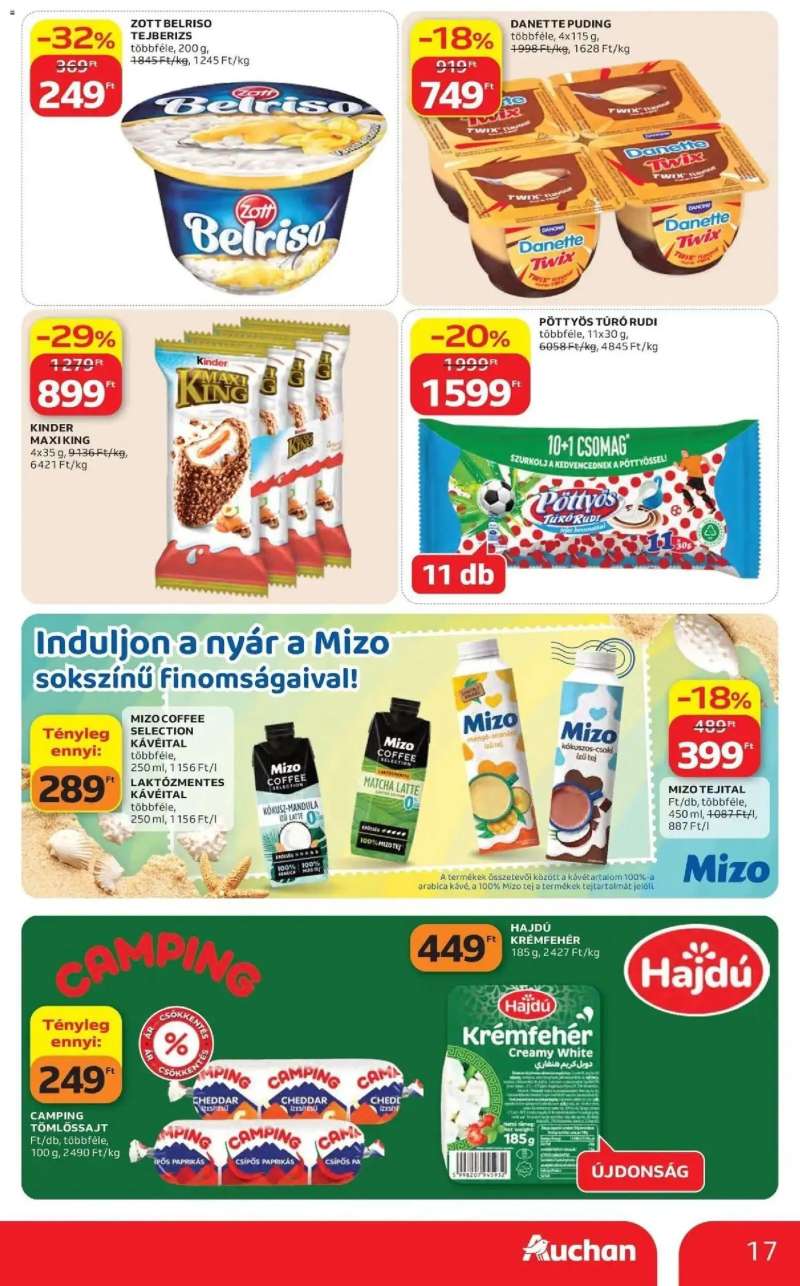 Auchan Auchan akciós újság Budapest 17 oldal