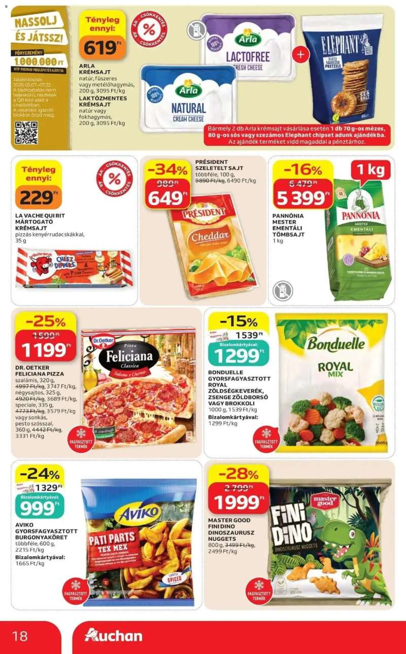 Auchan Auchan akciós újság Budapest 18 oldal