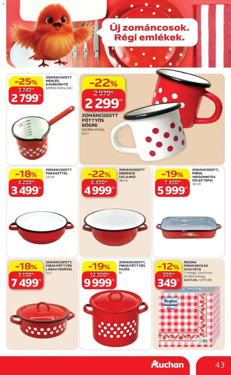 Auchan Auchan akciós újság Budapest 43 oldal