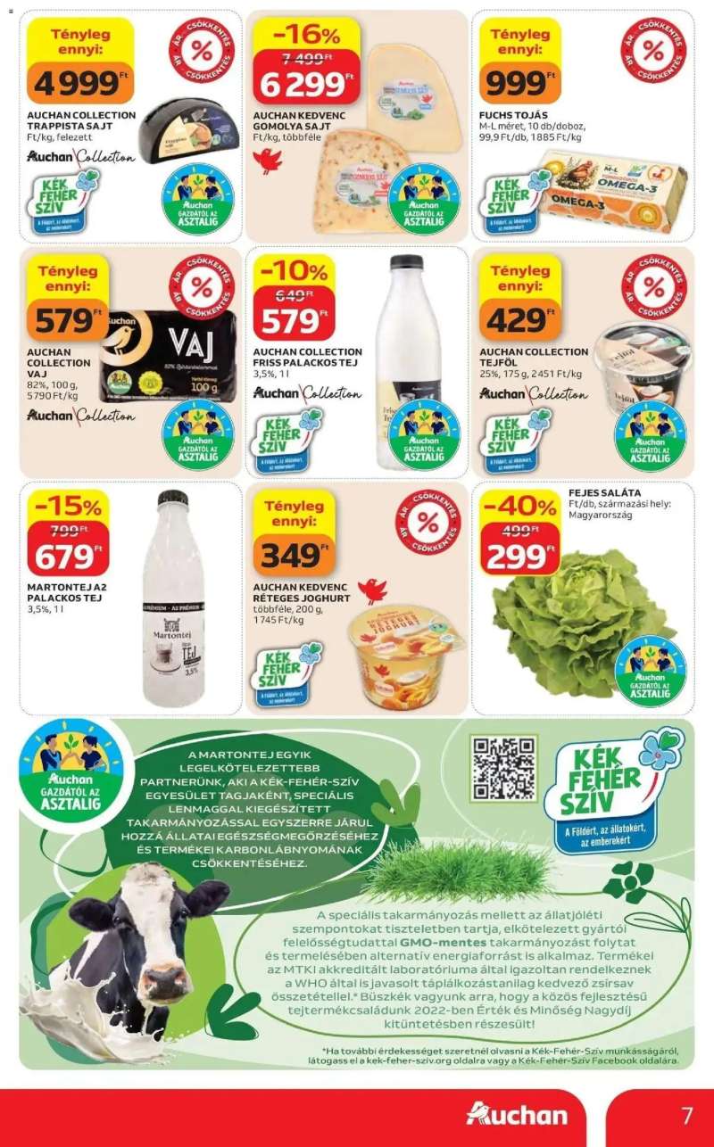 Auchan Auchan akciós újság Budapest 7 oldal