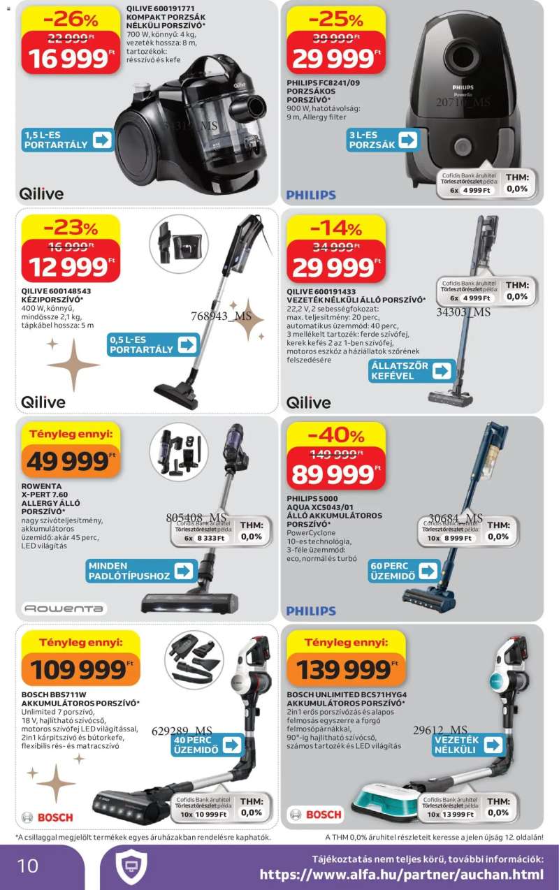 Auchan Auchan Fehér hetek ajánlatai 10 oldal